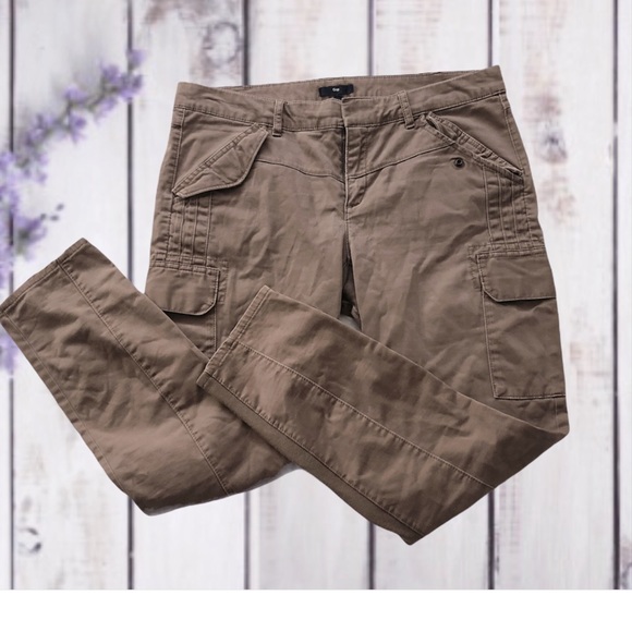 Rare- GAP RETRO V YOKE KHAKI SLIM FIT ANKLE PANT‐cargo - Picture 5 of 16